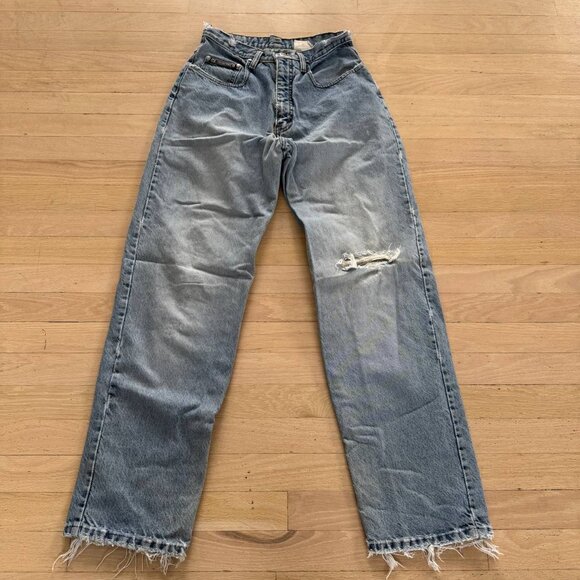 Underground Other - Underground Industrial Wear Vintage 90s Distressed Faded Blue Men's 26x31 Jeans